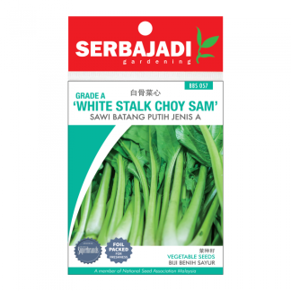 Serbajadi Seeds Grade A White Stalk Choy Sam - Sawi Batang Putih Jenis A ( BBS 057)