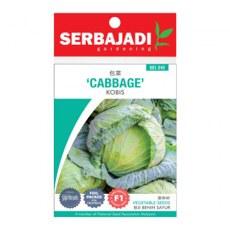 Serbajadi Seeds F1 Hybrid Cabbage - Kobis ( BBS040 ) (+/- 90 Seeds)