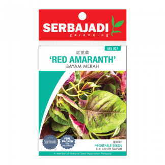 Serbajadi Seeds Red Leaf Amaranth - Bayam Merah ( BBS027 ) (+/- 135 Seeds)