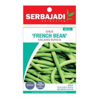 Serbajadi Seeds French Bean - Kacang Buncis ( BBS015 ) (+/- 10 Seeds)